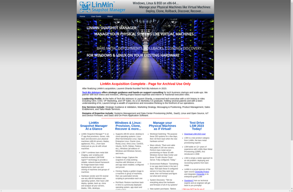 LinMin Snapshot Manager image