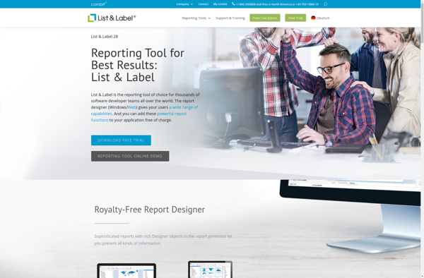 List &amp; Label screenshot