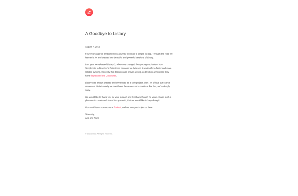 Listary - All your lists screenshot