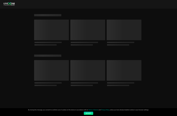 LiveXLive - Streaming Music and Live Events screenshot