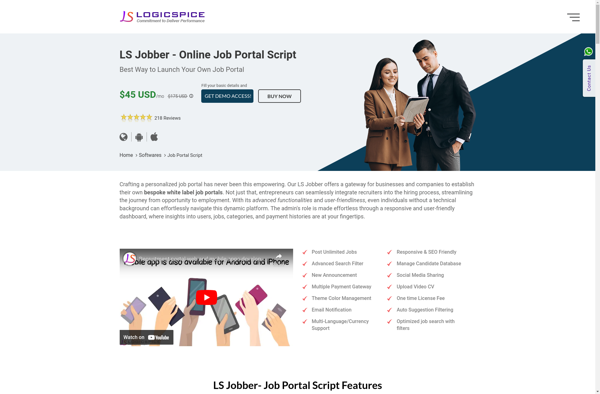 LogicSpice Job Portal screenshot