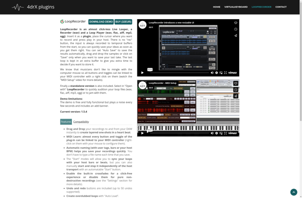 LoopRecorder (VST/AU plugin, Standalone) image