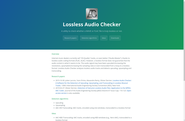 Lossless Audio Checker image