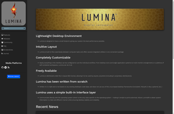 Lumina Desktop Environment image