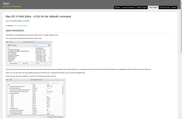Mac OS X Prefs Editor image