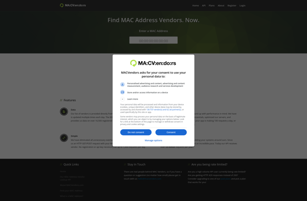 MAC Vendors image