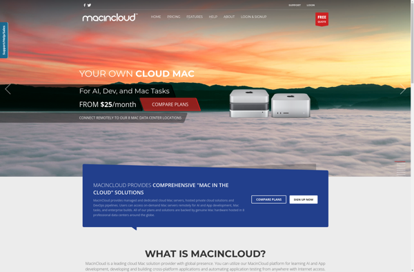 MacinCloud screenshot