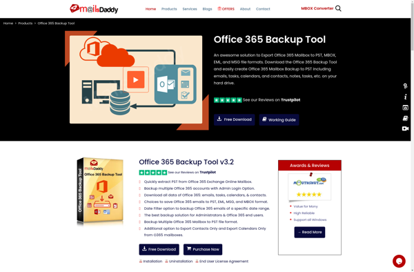 MailsDaddy Office 365 Backup Tool image