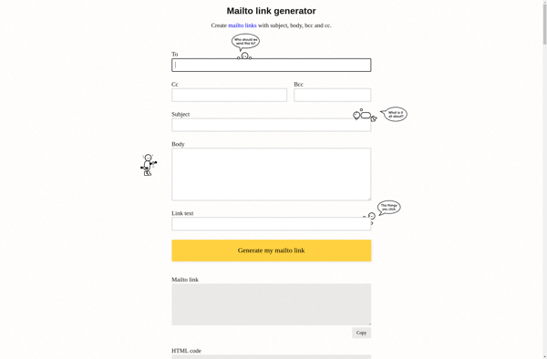 Mailto link generator image