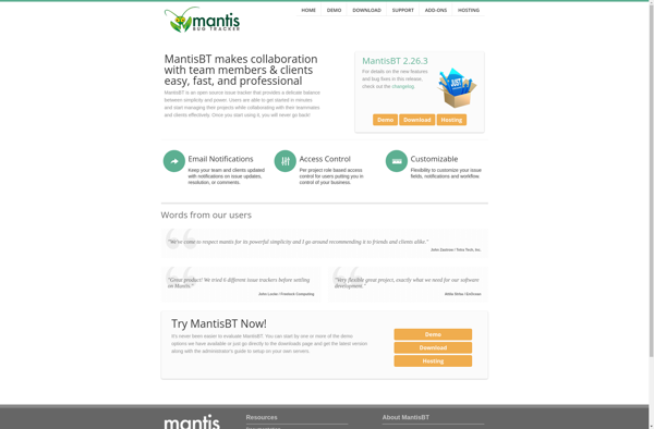 Mantis Bug Tracker image