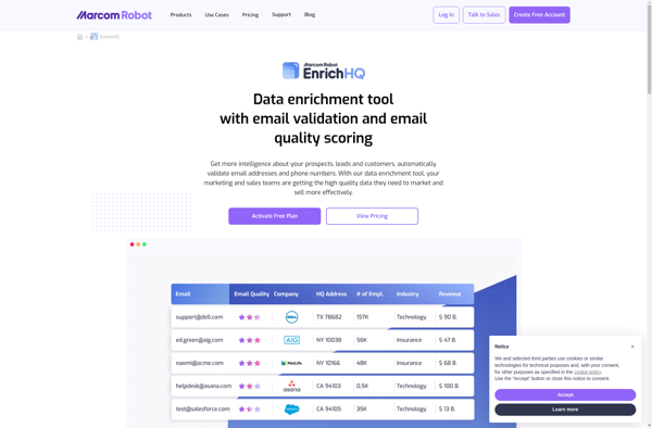 Marcom Robot Data Enrichment Engine image