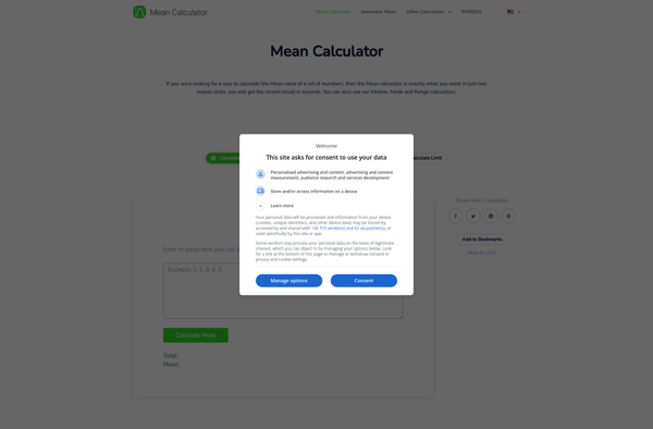 Mean Calculator image