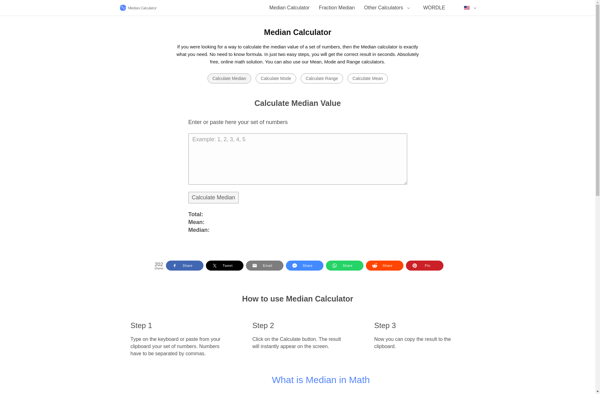 Median Calculator image