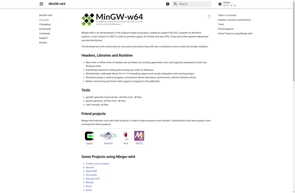 MinGW-w64 image