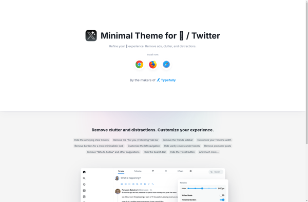 Minimal Theme for Twitter