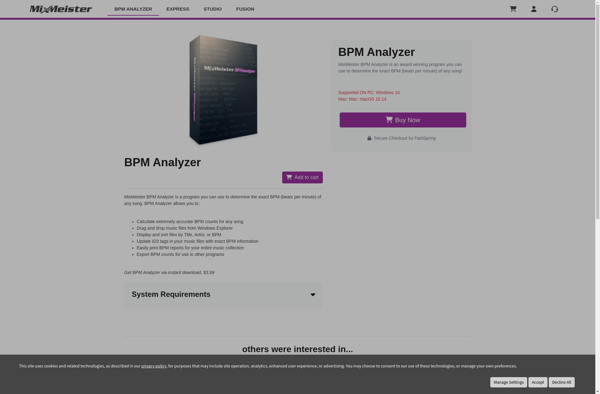 MixMeister BPM Analyzer image