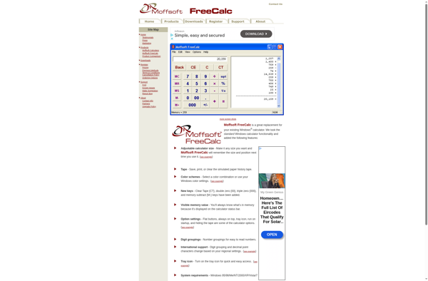 Moffsoft FreeCalc image