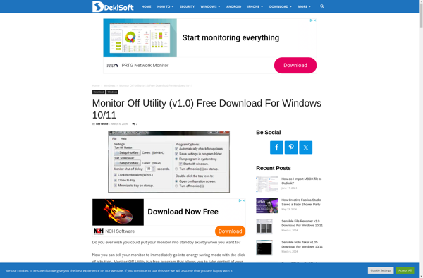 Monitor Off Utility  image