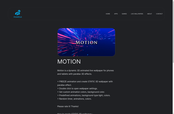 Motion live wallpaper image