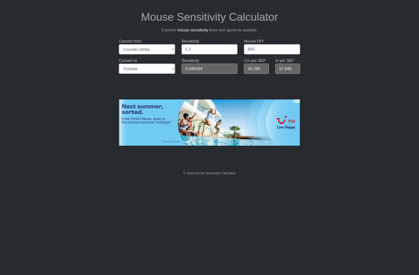 Mouse Sensitivity Calculator image