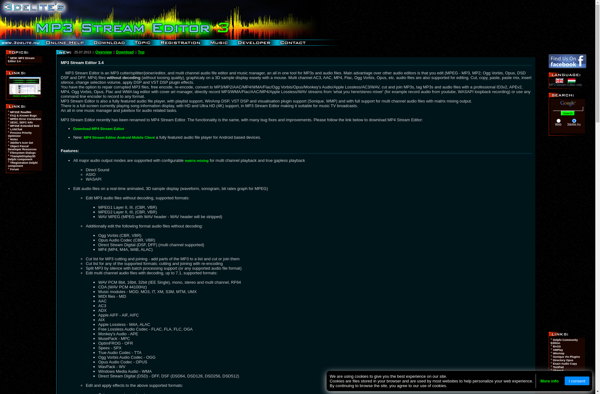 MP3 Stream Editor image