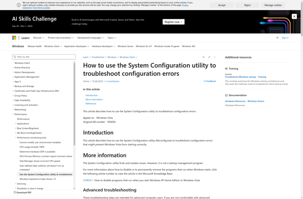 MSConfig image