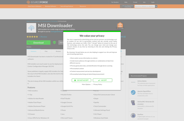 MSI Downloader image