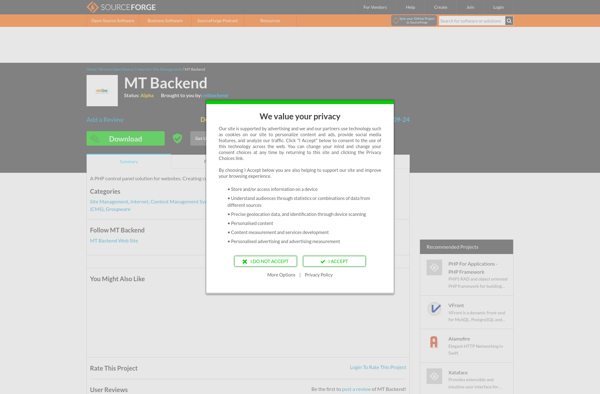 MT Backend image