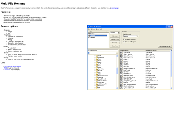 Multi File Renamer image