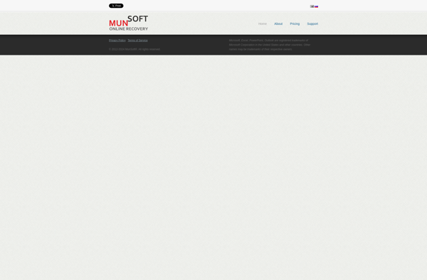 MunSoft Online Recovery image