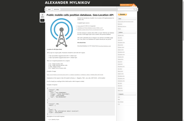 Mylnikov Geo-Location API for mobile towers image