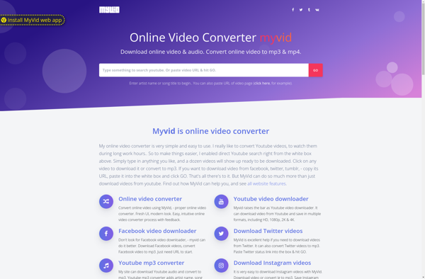 MyVid Online Video Downloader image