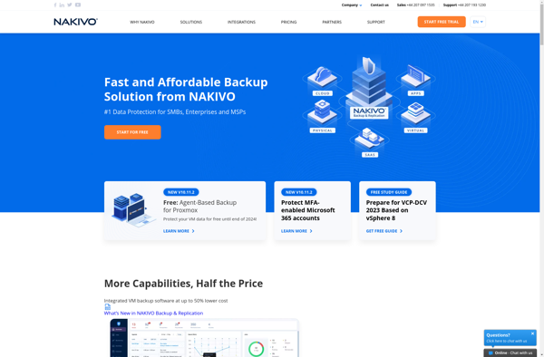 NAKIVO Backup &amp; Replication screenshot