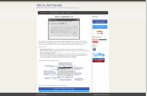 Neo's SafeKeys screenshot
