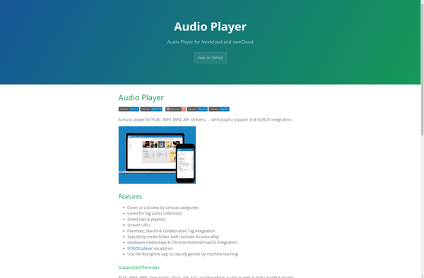 Nextcloud Audio Player image