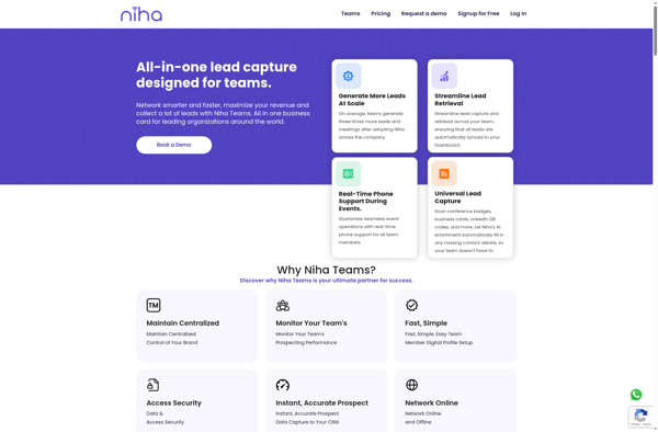 Niha - Lead Capture and Digital Business Card screenshot