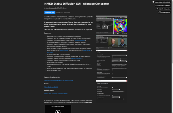 NMKD Stable Diffusion GUI image