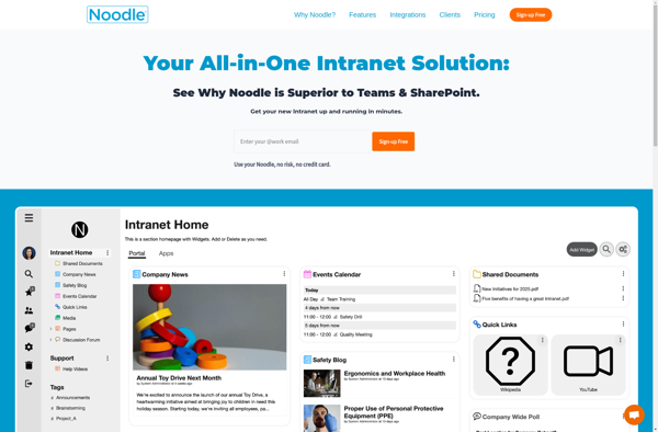 Noodle Intranet Software image