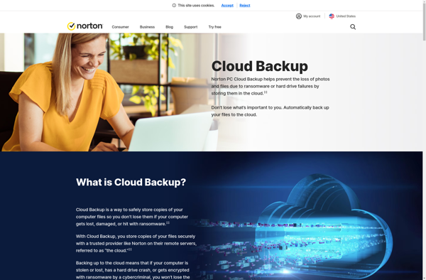 Norton Online Backup image