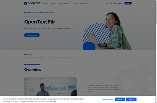 Novell Filr screenshot