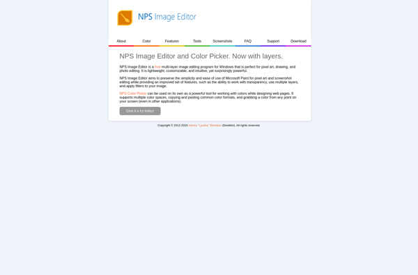 NPS Image Editor image