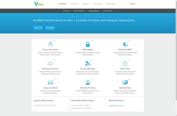 NuoRDS Terminal Server for Mac image