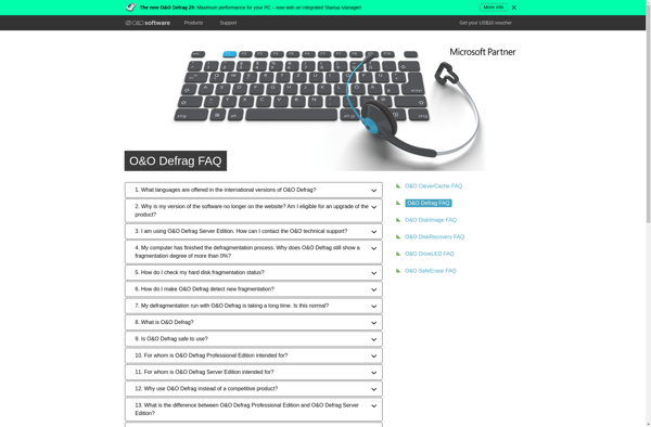 O&amp;O Defrag screenshot
