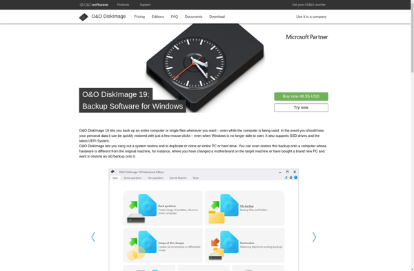 O&amp;O DiskImage screenshot