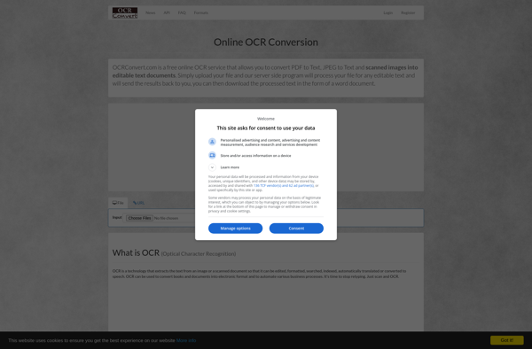 OCR Convert screenshot