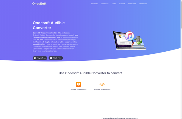 Ondesoft Audiobook Converter for Mac screenshot