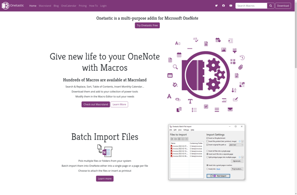 Onetastic for Microsoft OneNote