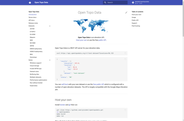 Open Topo Data image