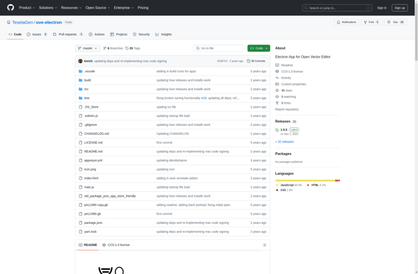 Open Vector Editor Electron image
