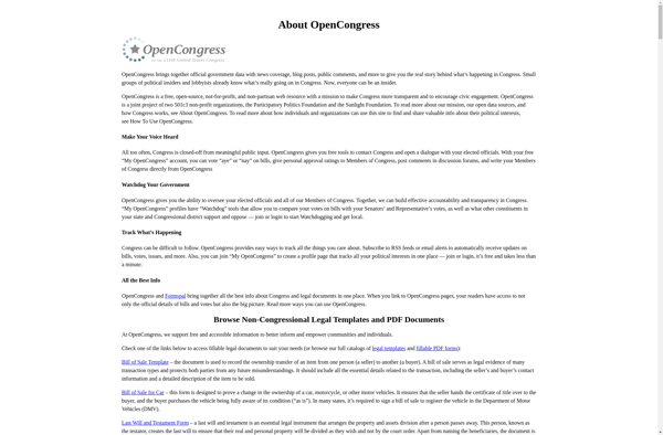 OpenCongress image